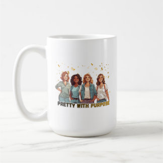 Hübsch mit Zielstrebigkeit Inspirierende Frauen Kaffeetasse