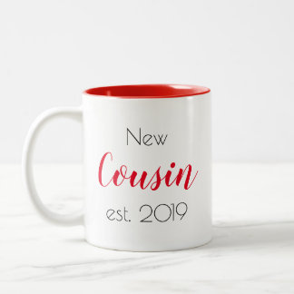 Hübsch New Cousin Family Personalisiert Girl Zweifarbige Tasse