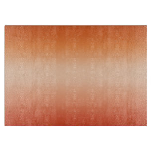 Hübsch Ombre Hot Summer Orange & Apricot Gradient Schneidebrett
