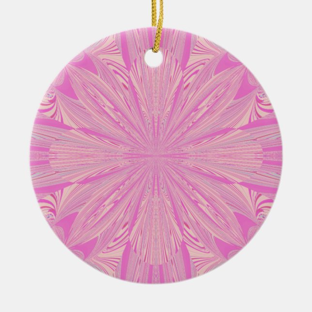Hübsch Orchid Lila Schöne Abstrakte Blume Keramikornament (Vorne)