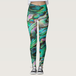 Hübsch Painterly Paua Abalone Legging Leggings