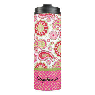Hübsch Paisley Custom Thermal Tumbler Thermosbecher