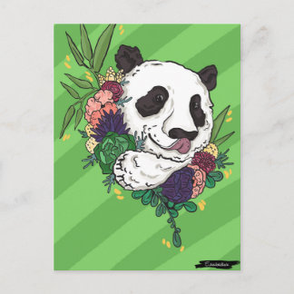 Hübsch Panda Postkarte