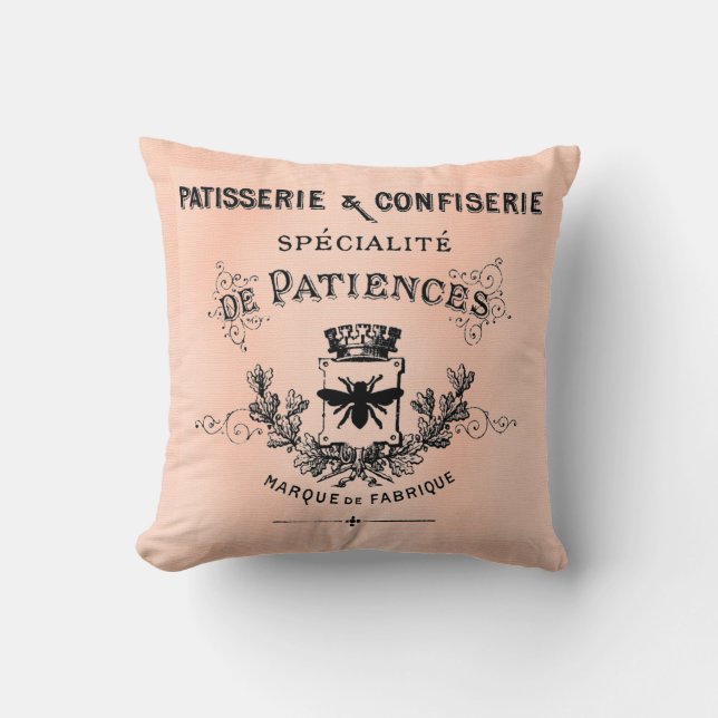 Hübsch Paris Patisserie Pillow Kissen (Vorderseite)