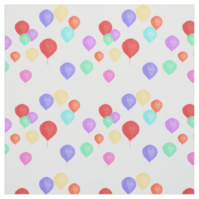 Hübsch Pastel Balloons Stoff (Muster)
