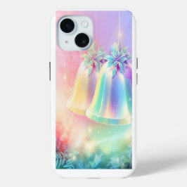 HÜBSCH PASTEL CHRISTMAS HOLIDAY BELLS Case-Mate iPhone HÜLLE