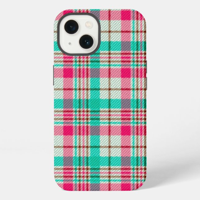 Hübsch Pastel Kariert Case-Mate iPhone Case Hülle (Rückseite)