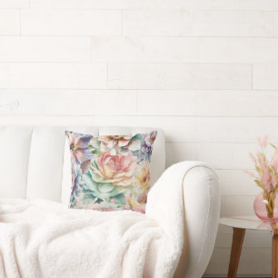 HÜBSCH PASTEL SPRING PILLOW KISSEN