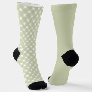 Hübsch Pastellgrün, ungerade Socken