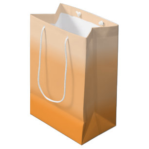 Hübsch Peach Ombre Mittlere Geschenktüte
