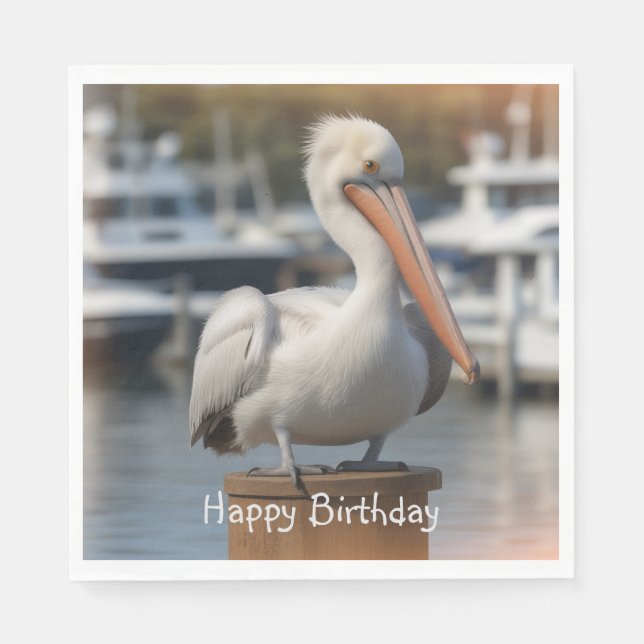 hübsch Pelican Serviette (Vorderseite)