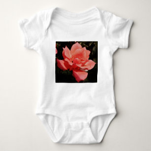 Hübsch Pfirsiche Rosa Rose Baby Strampler
