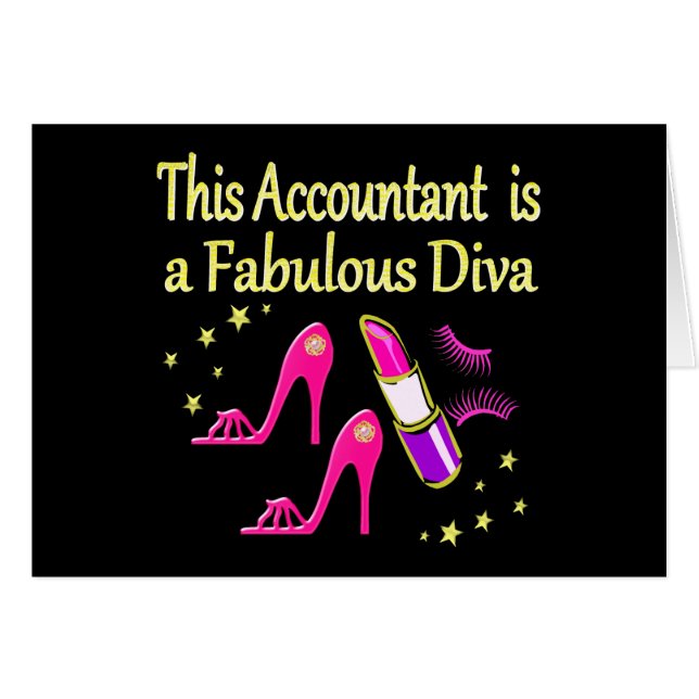 HÜBSCH PINK ACCOUNTANT DIVA DESIGN (Vorderseite (Horizontal))