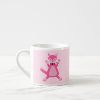 Hübsch Pink Baby Fox Espressotasse