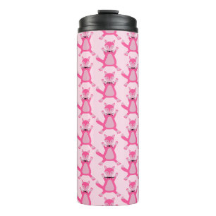 Hübsch Pink Baby Fox Gemustert Thermosbecher