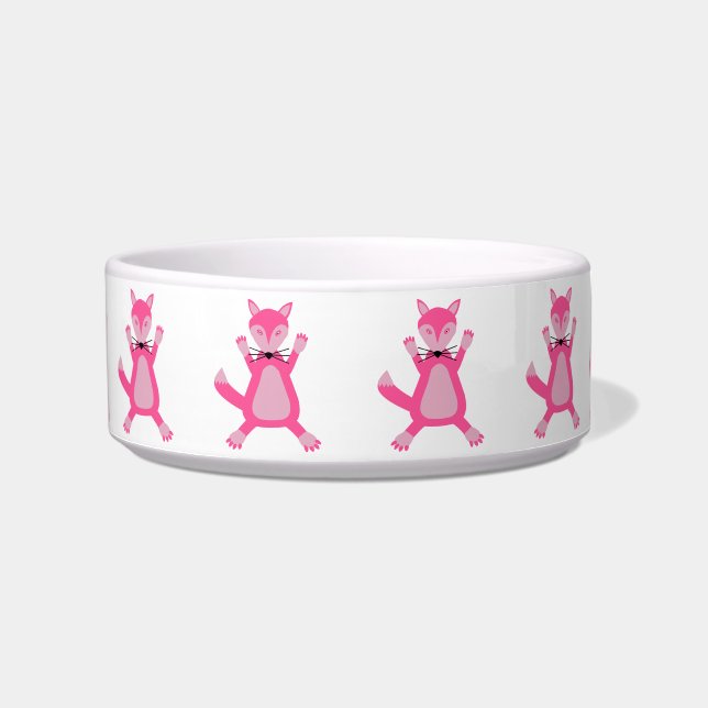 Hübsch Pink Baby Fox Napf (Vorderseite)