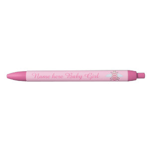 Hübsch Pink Baby Girl Bee Custom Kugelschreiber