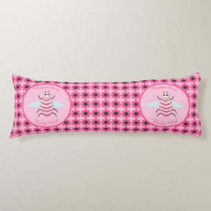 Hübsch Pink Baby Girl Bee Custom Seitenschläferkissen