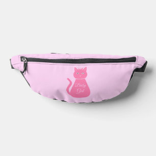 Hübsch Pink Baby Girl Cat Custom Bauchtasche