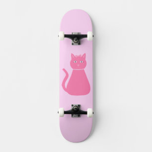 Hübsch Pink Baby Girl Cat Skateboard