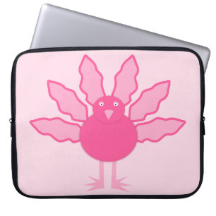 Hübsch Pink Baby Girl Erntedank Türkei Laptopschutzhülle