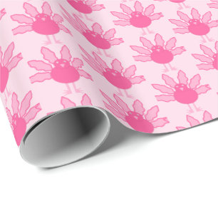 Hübsch Pink Baby Girl Erntedank Türkei Muster Geschenkpapier