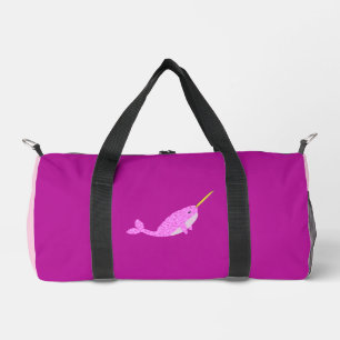 Hübsch Pink Baby Girl Narwhal Diaper Bag Duffle Bag