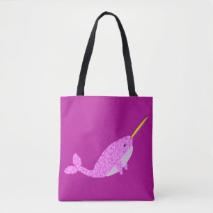 Hübsch Pink Baby Girl Narwhal Gemustert Tasche