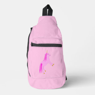 Hübsch Pink Baby Girl Unicorn Crossbody Bag