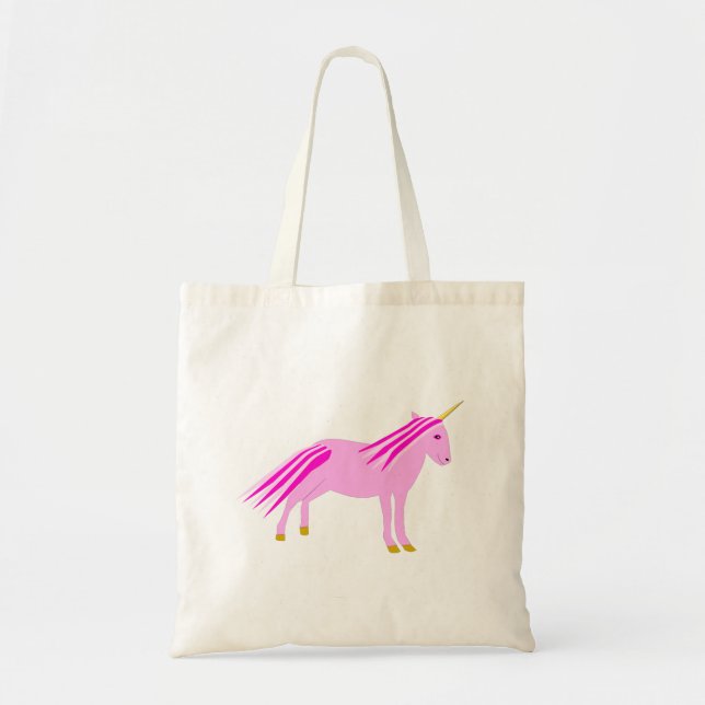 Hübsch Pink Baby Girl Unicorn Tragetasche (Vorne)