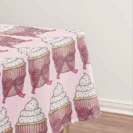 Hübsch Pink Cupcake Cake Cake Brautparty Geburtsta Tischdecke