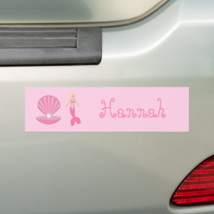 Hübsch Pink Fantasy Mermaid Autoaufkleber