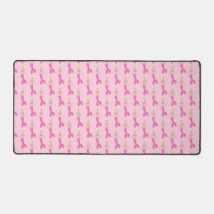 Hübsch Pink Fantasy Mermaid Gemustert Schreibtischunterlage