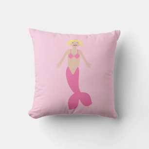 Hübsch Pink Fantasy Mermaid Kissen