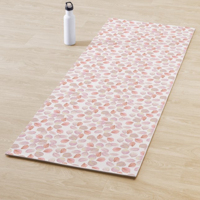 Hübsch Pink Floral Petals Gym Fitness Yogamatte (Beispiel)