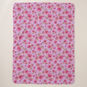 Hübsch Pink Gerbera Daisy Blume Soft Sherpadecke