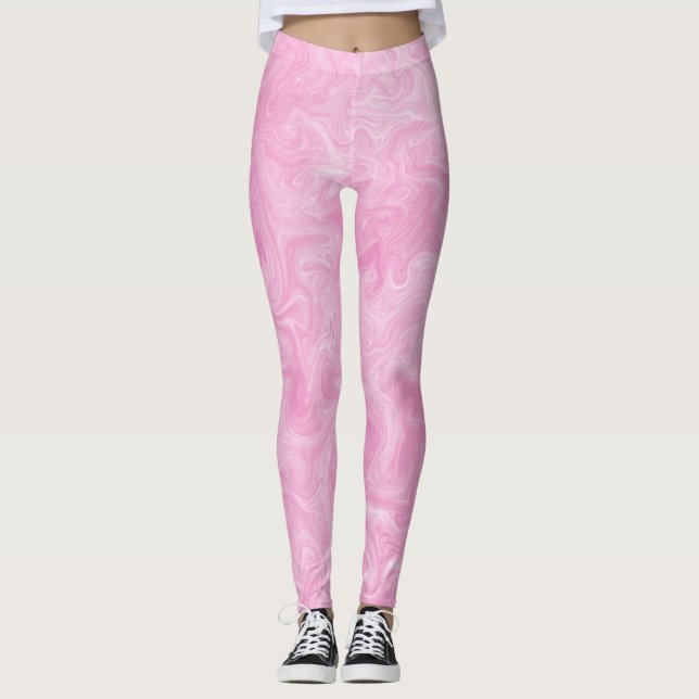 Hübsch Pink Girly Leggings (Vorderseite)