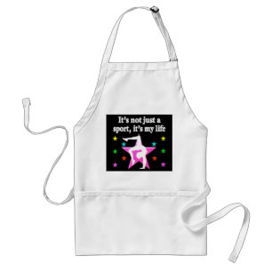 HÜBSCH PINK GYMNASTICS IST MEIN LEBENSDESIGN SCHÜRZE