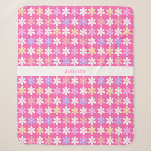 HÜBSCH PINK LILA GELBEN WEISSE KLEINE BLUME TAISCH SHERPADECKE