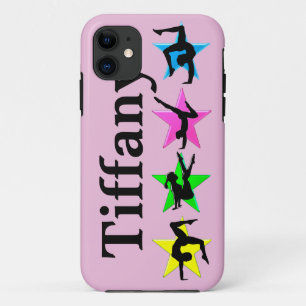 HÜBSCH PINK PERSONALISIERT GYMNASTICS IPHONE FALL Case-Mate iPhone HÜLLE