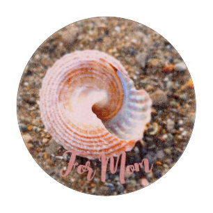 Hübsch Pink Seashell Schneidebrett