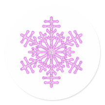 Hübsch Pink Winter Weihnachten Schneeflocke
