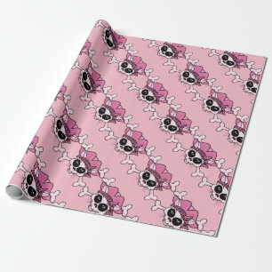 Hübsch Pirate Kitty Skull Geschenkpapier