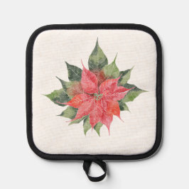 Hübsch Poinsettia Topflappen