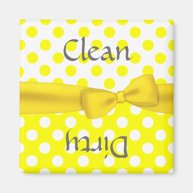Hübsch Polka Dot Dishwasher Magnet (Vorne)