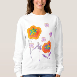 Hübsch Positive Abstrakte Kunst zu tragen Sweatshirt