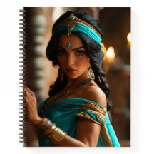 Hübsch Princess Jasmine Spiral Notebook