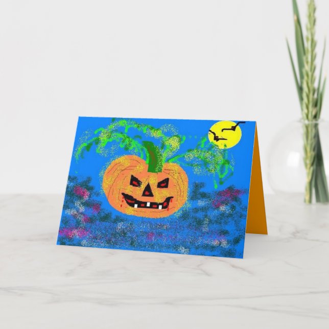 Hübsch Pumpkin Karte (Vorderseite)