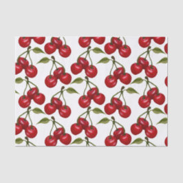 Hübsch Red Cherry Watercolor Seidenpapier