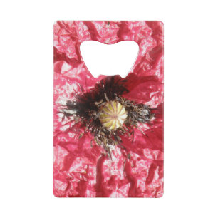 Hübsch Red Poppy Blume Makro Flaschenöffner